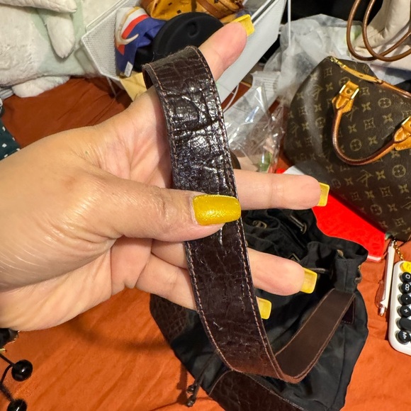 Prada Black and Brown Bucket Bag - Picture 3 of 11